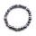 Hematite 8mm Beaded Bracelet Charm Stainless Steel Alloy Bracelet for Men